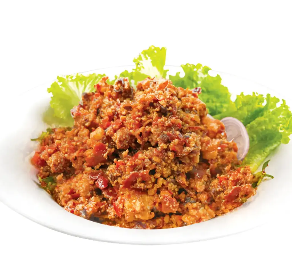 Fried Chilli Fish Egg