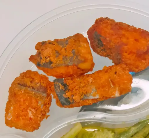 Breaded Fish Cube with Skin