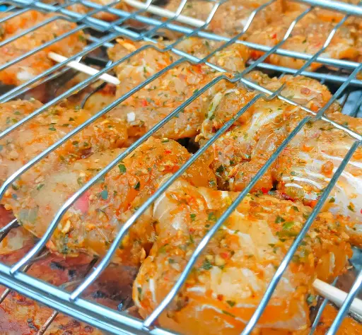 Marinated Fish Cube (Satay)